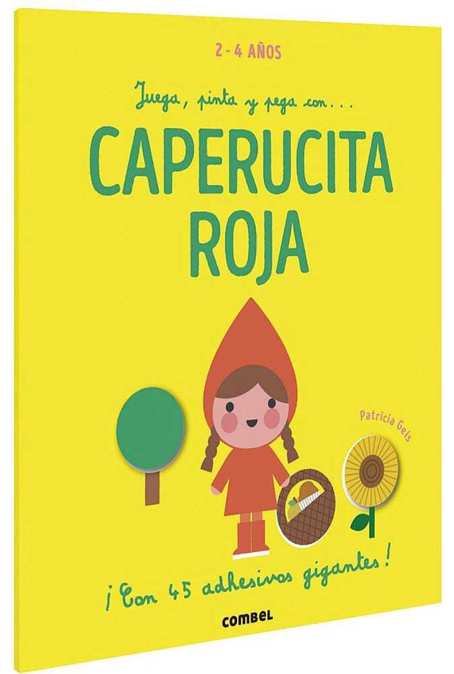 Libros Dideco | Juega, Pinta Y Pega Con... Caperucita Roja