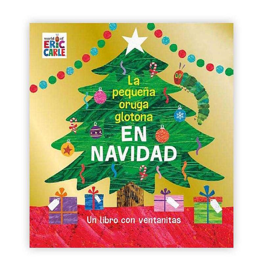 Libros Dideco Cart N | La Peque A Oruga Glotona En Navidad