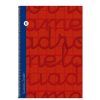 Papeler A Lamela Cuadernos Lamela | Bloc Cuadrov A Lamela Folio 4Mm. 80 Hojas Rojo Tapa Dura