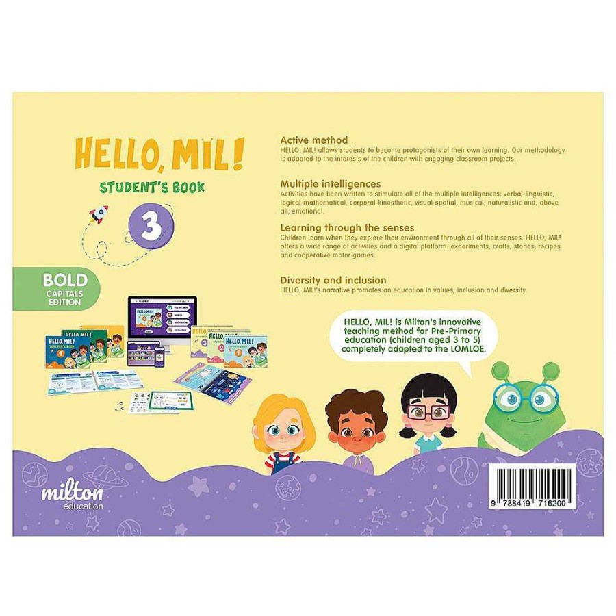 Texto Dideco | Hello Mil 3 Bold English 3 Infantil Student S Book (And) (Caps)