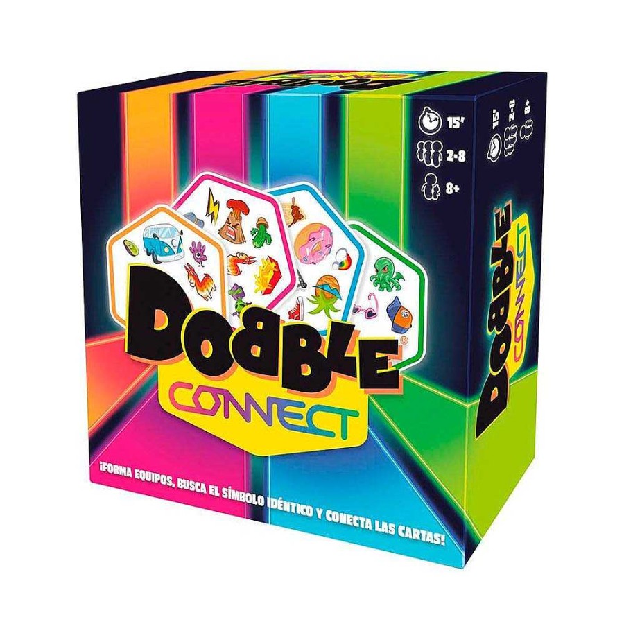 Juguetes Asmodee Juegos De Cartas | Juego De Mesa Dobble Connect