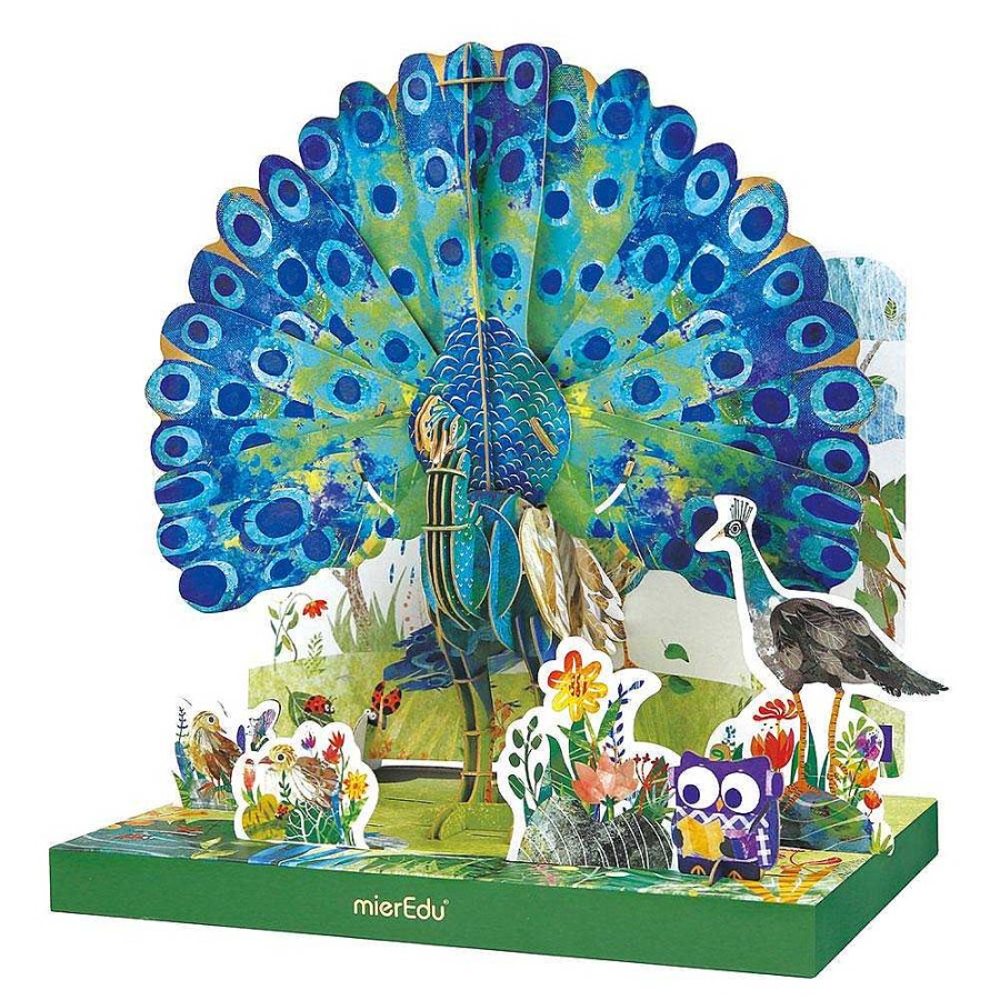 Juguetes Mieredu | Puzzle Eco 3D Pavo Real