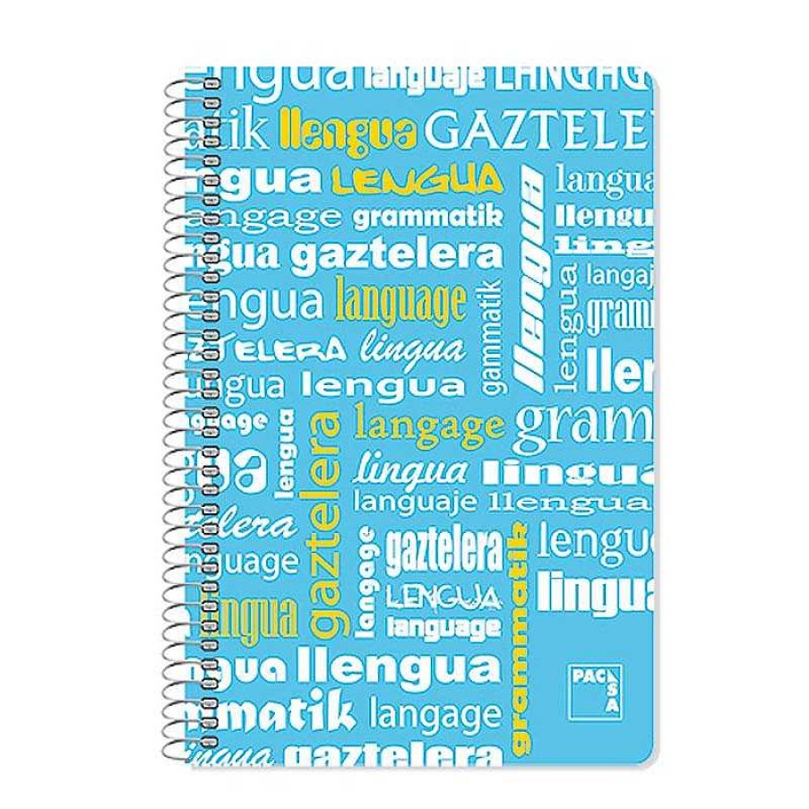 Papeler A Pacsa Cuadernos Escolares | Bloc Folio Cuadro 4Mm. 80 Hojas Lenguaje Plastipac