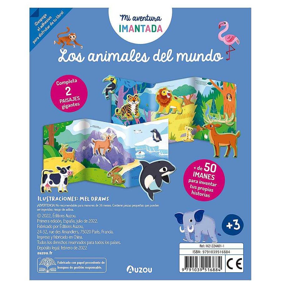 Libros Dideco Aficiones | Aventura Imantada: Animales Del Mundo