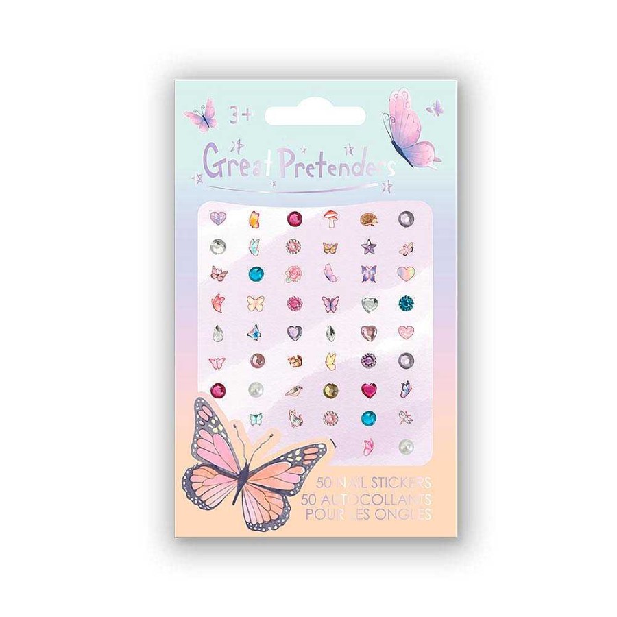 Juguetes Great Pretenders Profesiones Y Disfraces | Set Nail Stickers Mariposas