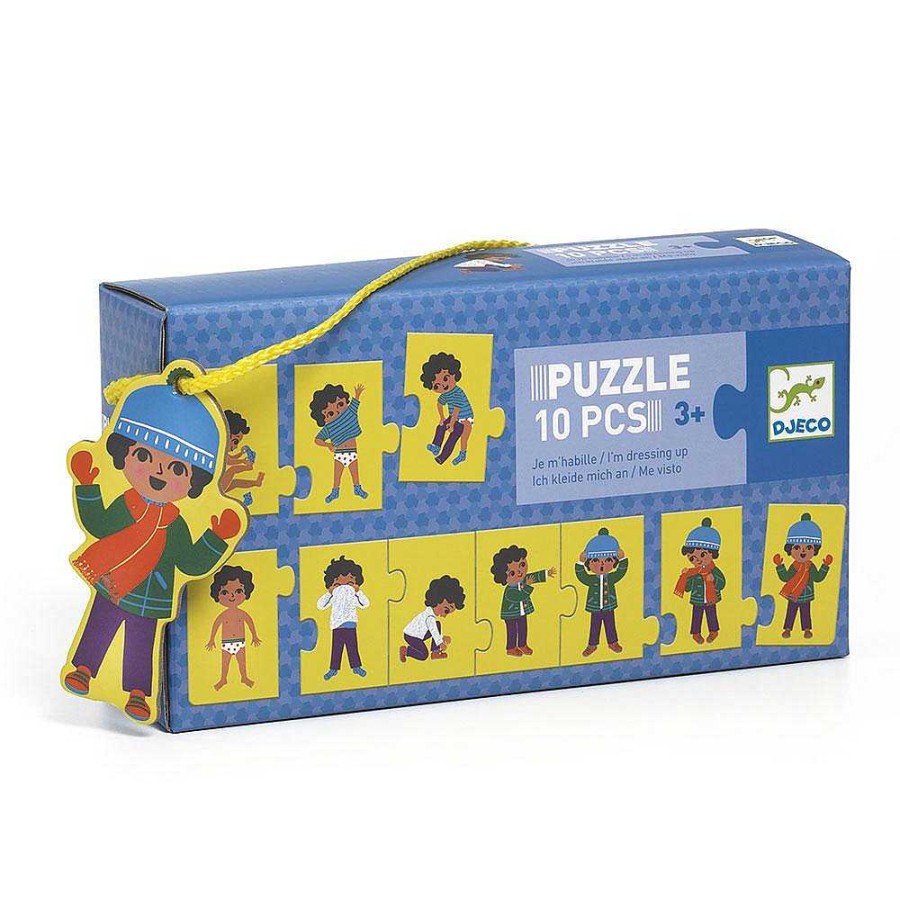 Juguetes Djeco | Puzzle 10 Piezas Me Visto