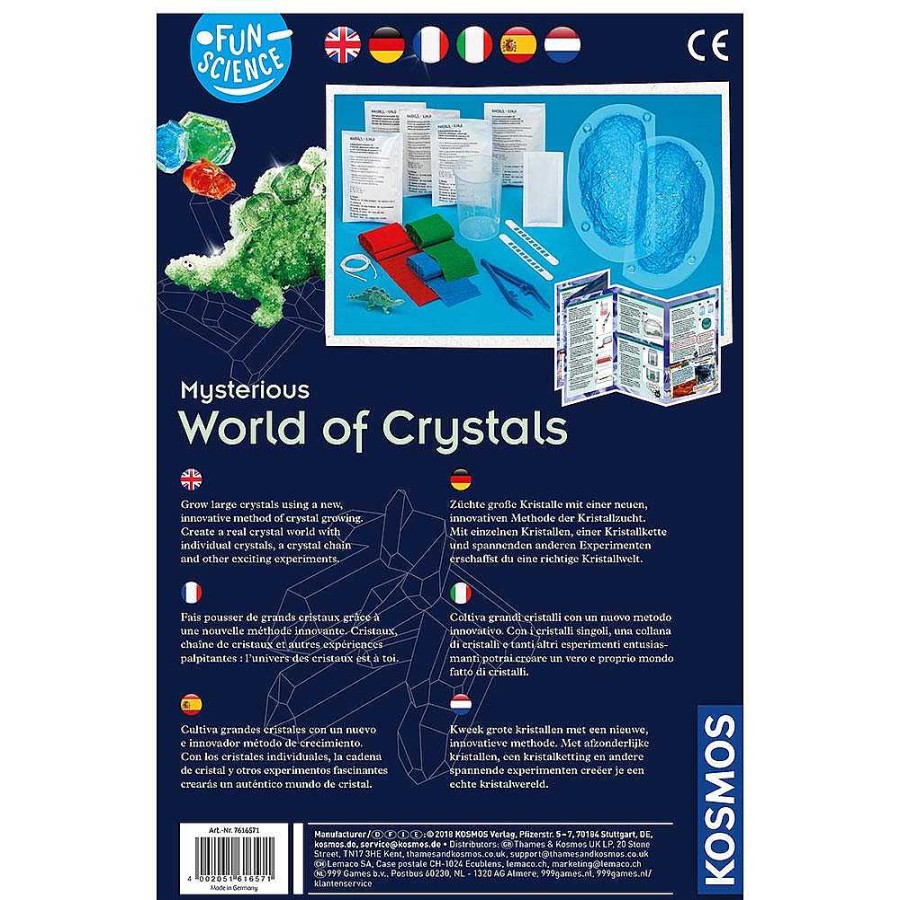 Juguetes Kosmos F Sica Y Qu Mica | Juego Creaci N De Cristales World Of Crystals