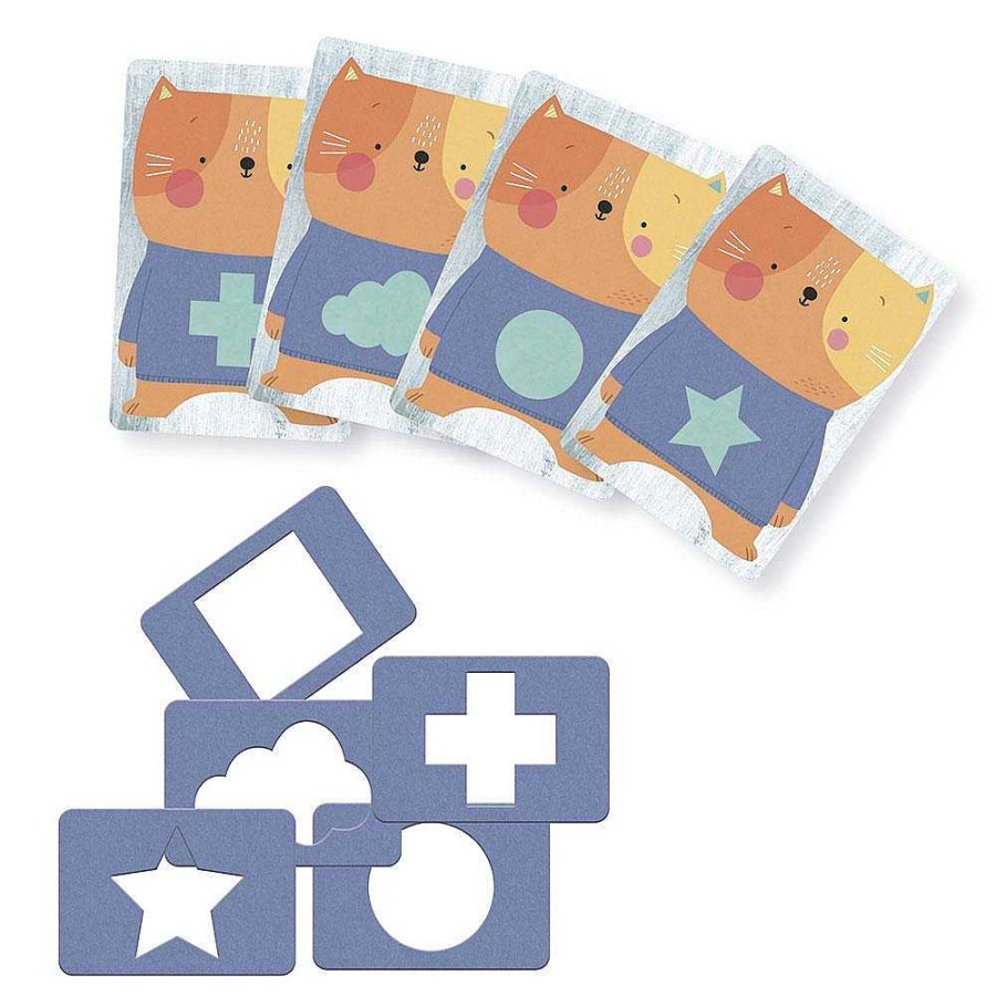 Juguetes Djeco Juegos De Cartas | Primo Ludo Formas Gatito