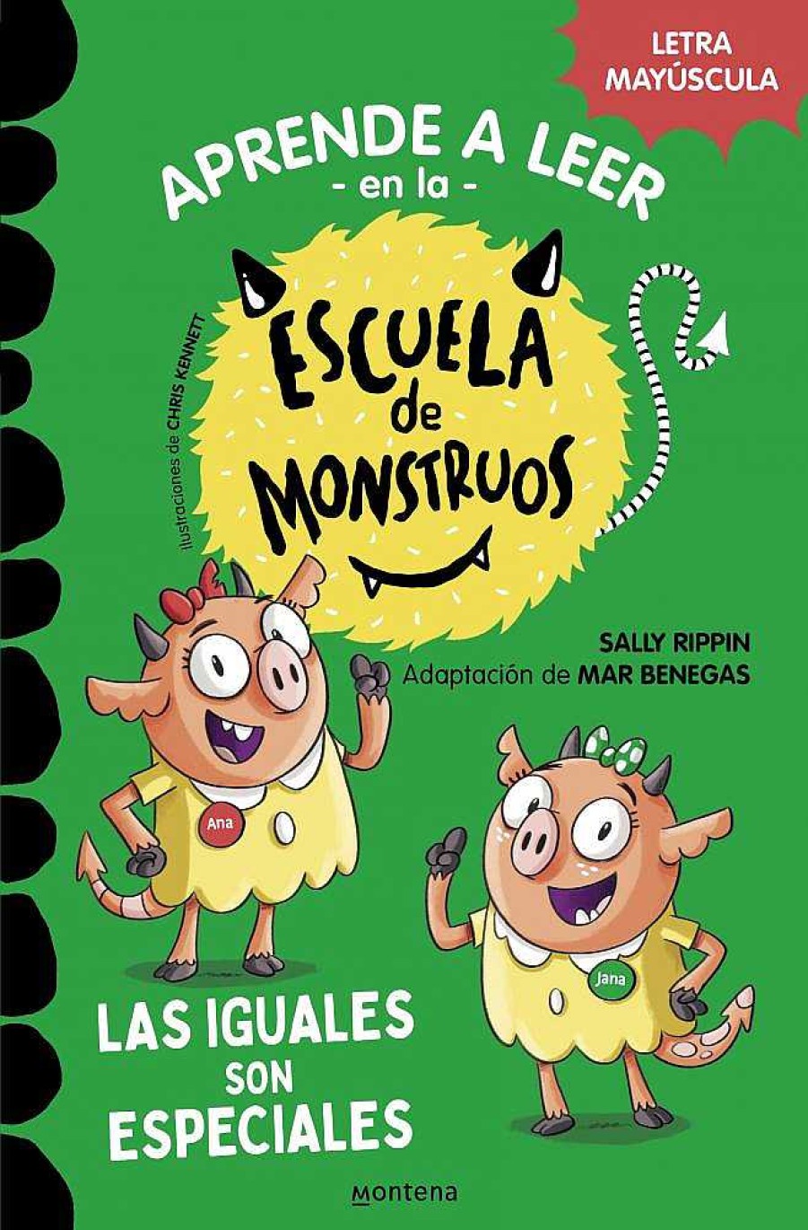 Libros Dideco Letra May Scula | Aprender A Leer En La Escuela De Monstruos 3 - Las Iguales Son Especiales