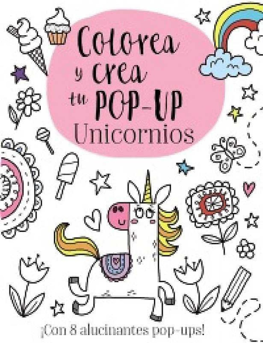 Libros Dideco Dibuja Y Colorea | Colorea Y Crea Tu Pop-Up. Unicornios