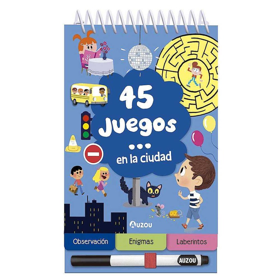 Libros Dideco Preguntas Y Pasatiempos | 45 Juegos... En La Ciudad