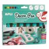 Papeler A Apli Complementos | Rotulador Gel Decor Pen 3D Pearl 6 Colores