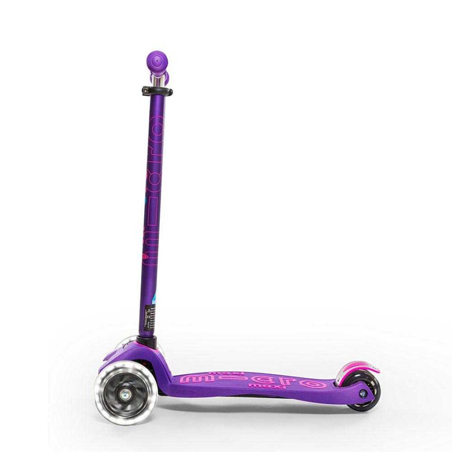 Juguetes Micro Patinetes Y Bicicletas | Patinete Maxi Micro Deluxe Led Lila