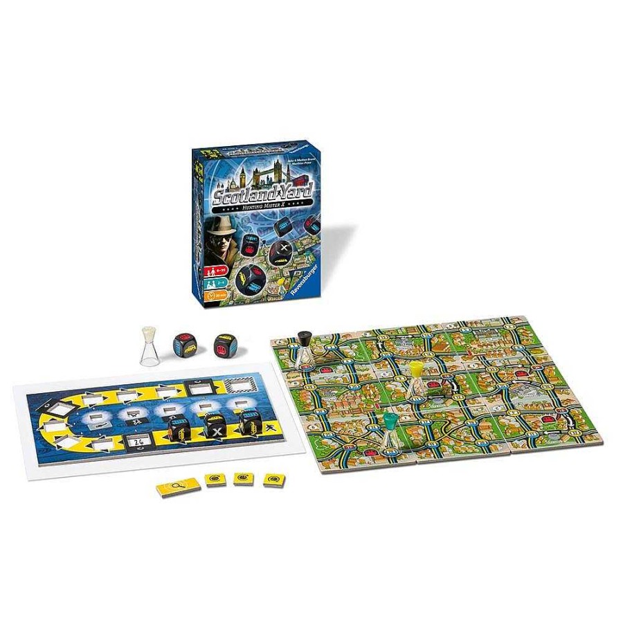 Juguetes Ravensburger Juegos Cooperativos | Juego De Dados Scotland Yard: Hunting Mister X