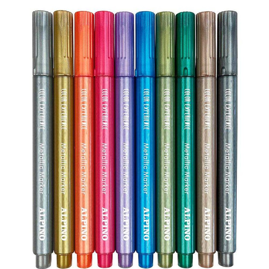 Papeler A Alpino | Rotulador Metalizado 10 Colores Superficies Color Experience