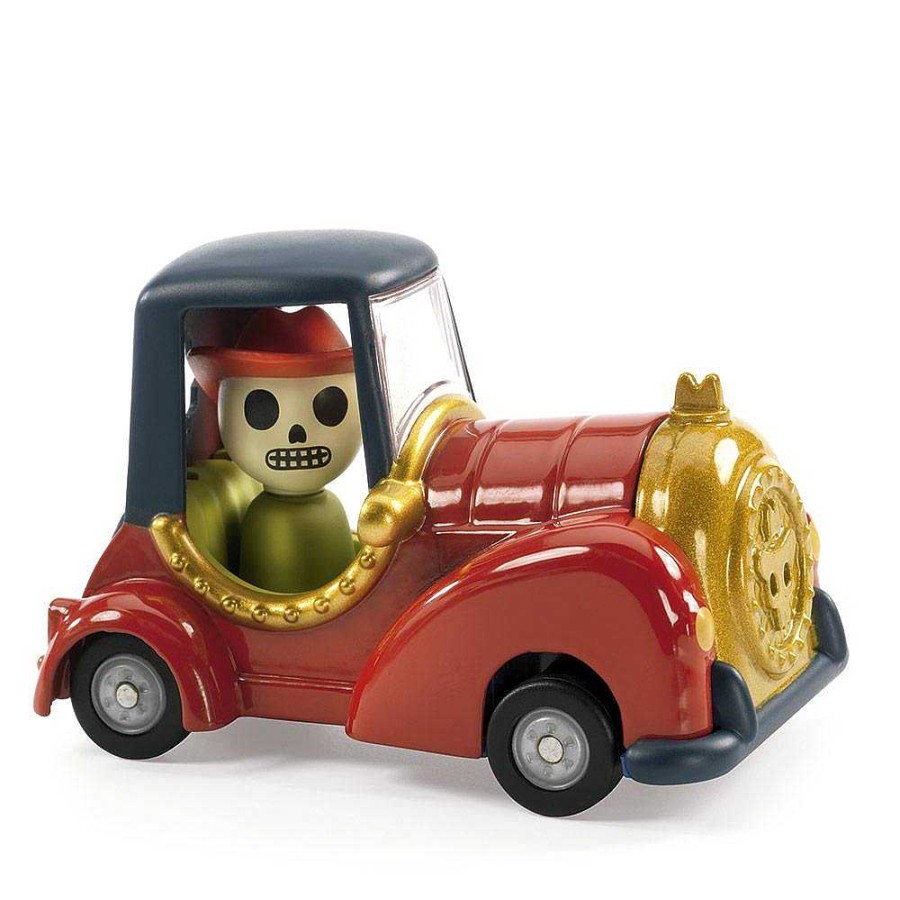 Juguetes Djeco Veh Culos Y Transportes | Coche Metal Red Skull Crazy Motors Escala 1:43