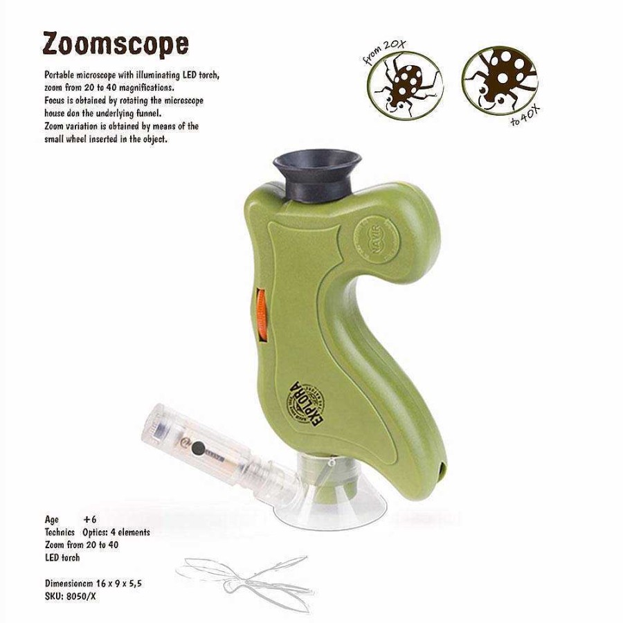 Juguetes Navir Naturaleza Y Exploraci N | Microscop O Port Til Zoomscope Explora