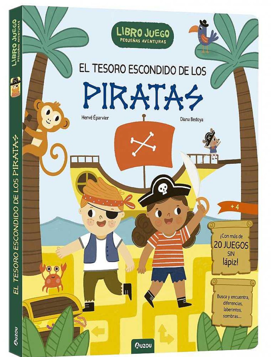 Libros Dideco Preguntas Y Pasatiempos | El Tesoro Escondido De Los Piratas