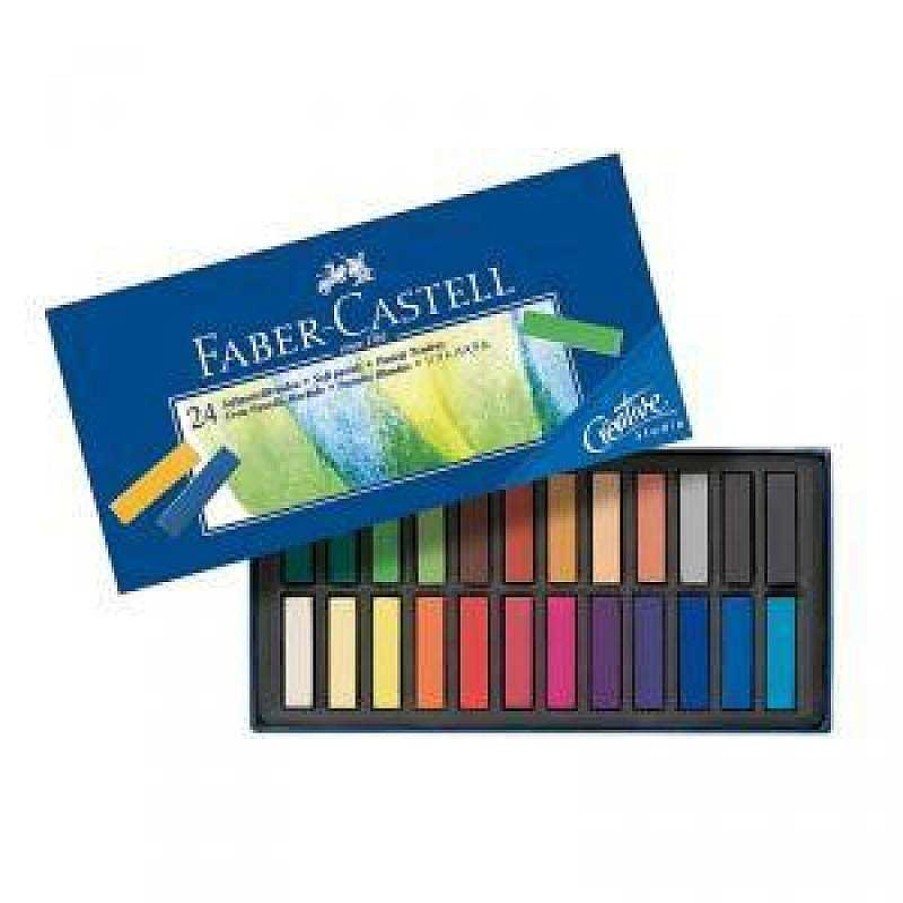 Papeler A Faber castell | Pastel En Barra 24 Colores Faber Castell