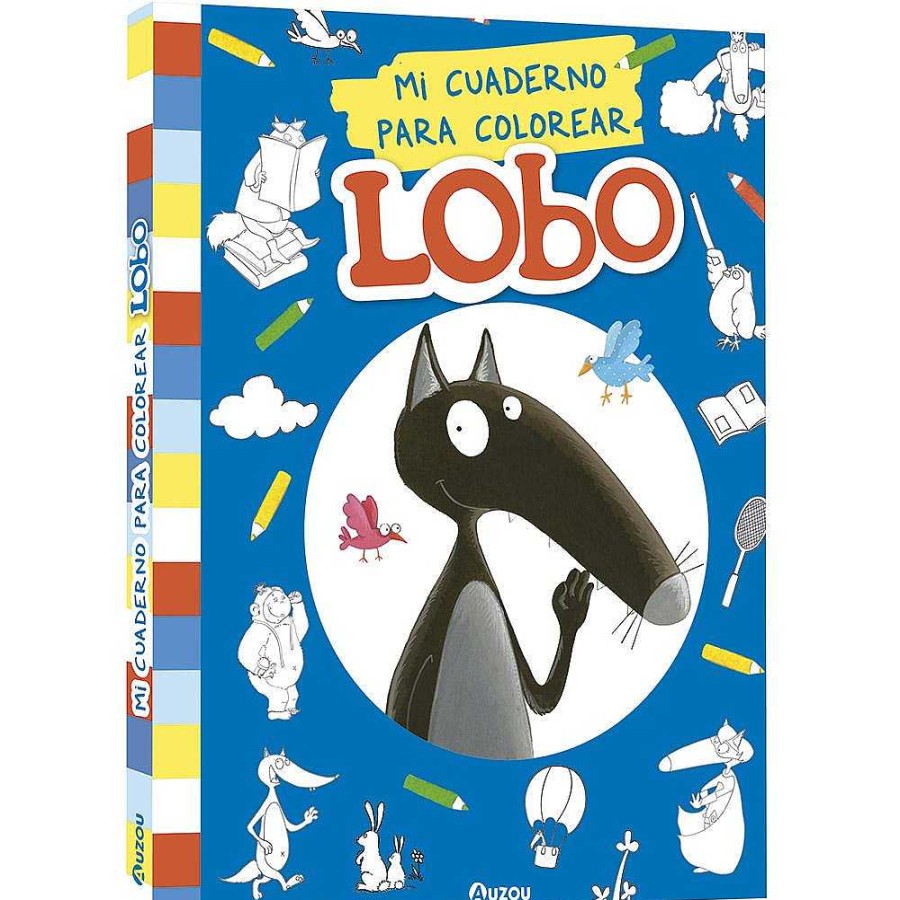 Libros Dideco Dibuja Y Colorea | Mi Cuaderno Para Colorear A Lobo