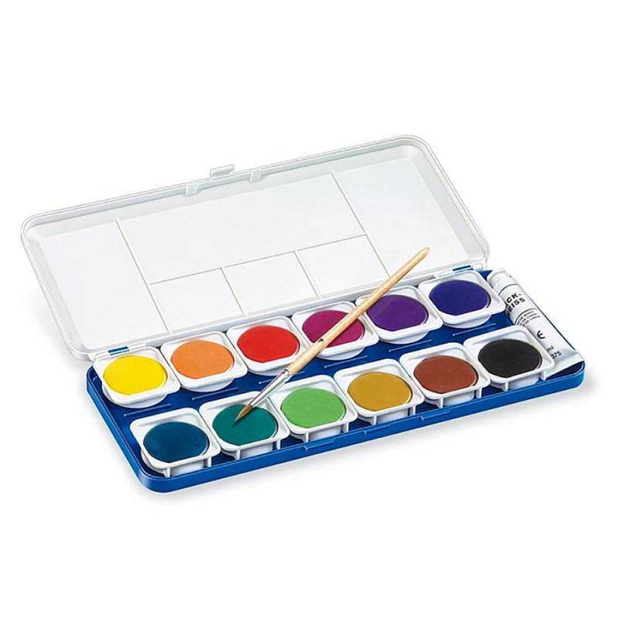 Papeler A Staedtler Pinturas Y Accesorios | Acuarela Escolar 12 Colores Noris