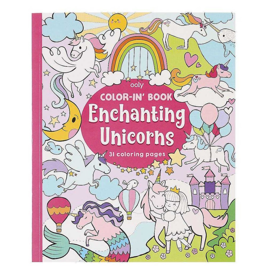 Papeler A Ooly Complementos | Cuaderno Para Colorear Enchanting Unicorns