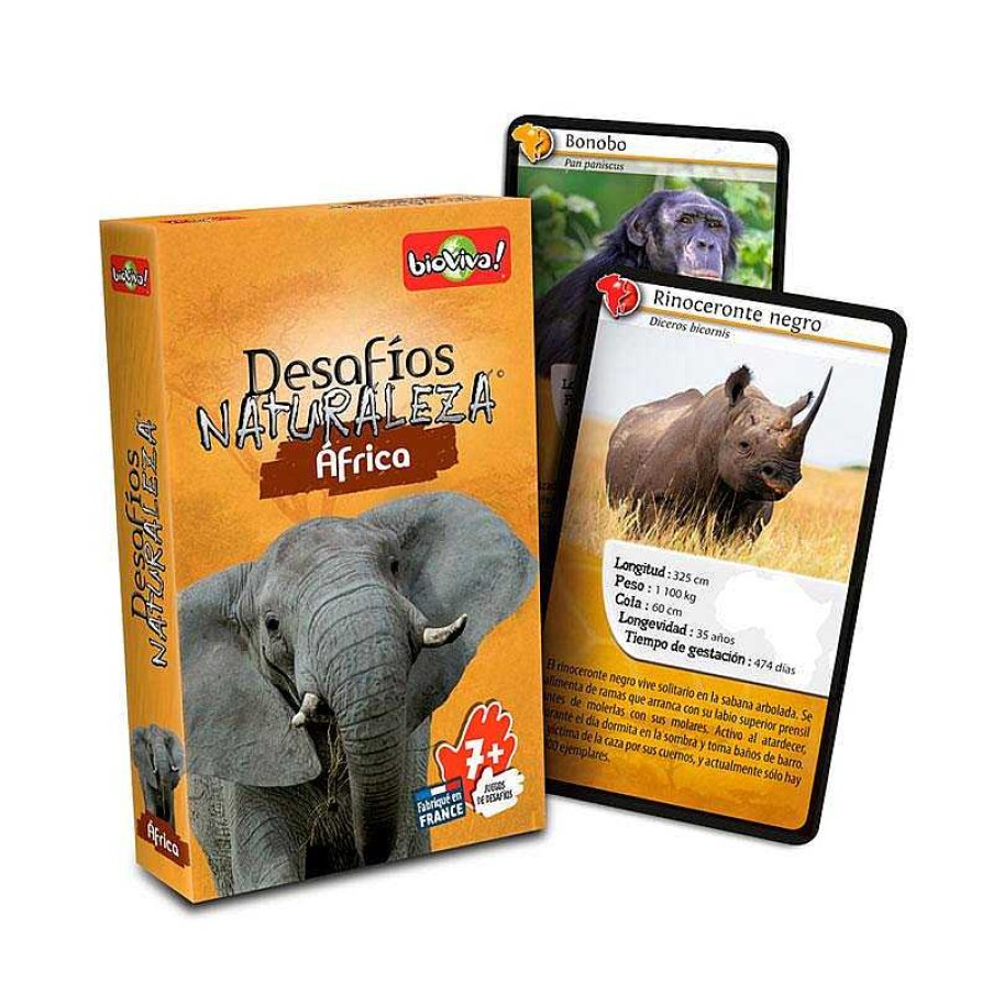 Juguetes Bioviva Juegos De Cartas | Cartas Desaf Os Naturaleza Frica