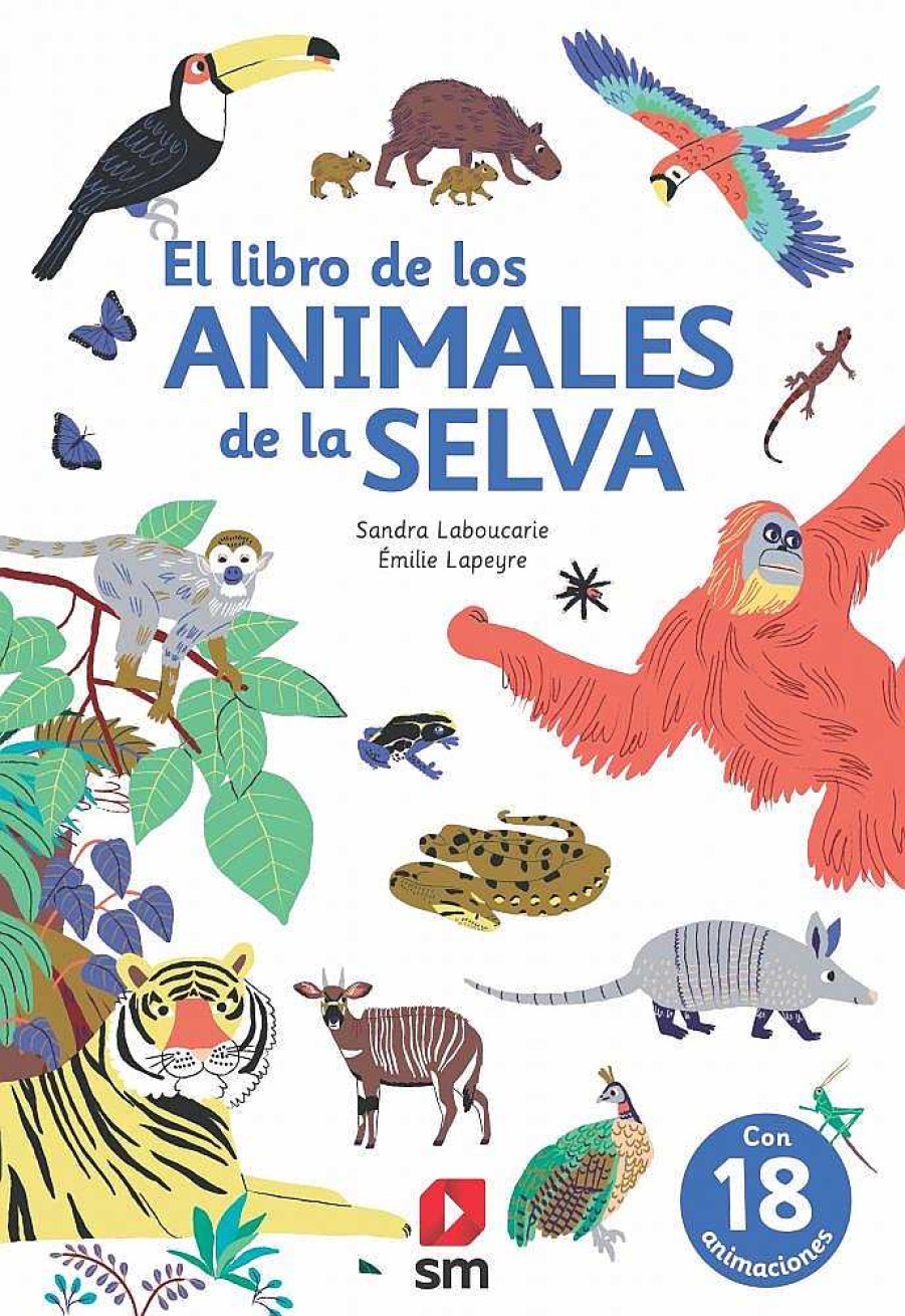 Libros Dideco Atlas, Tierra Y Animales | El Libro De Los Animales De La Selva