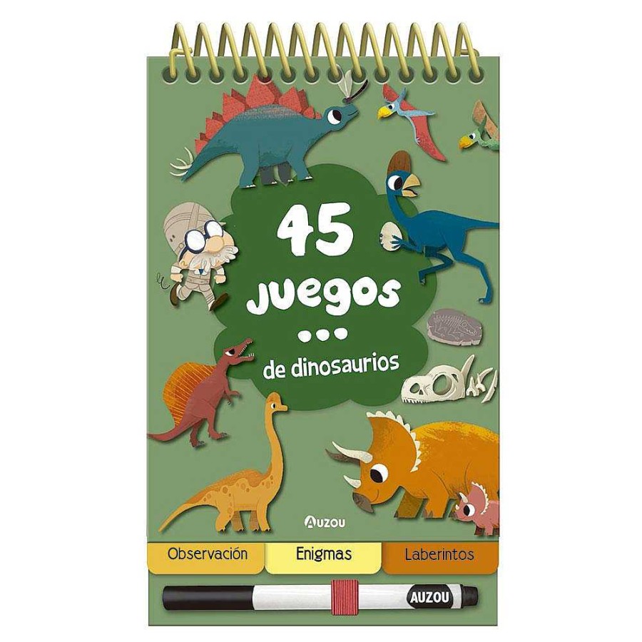 Libros Dideco Preguntas Y Pasatiempos | 45 Juegos... De Dinosaurios