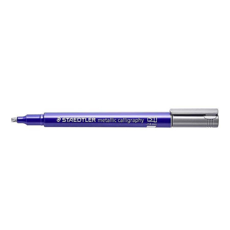 Papeler A Staedtler | Rotulador Color Plata Para Caligraf A 10 Unidades