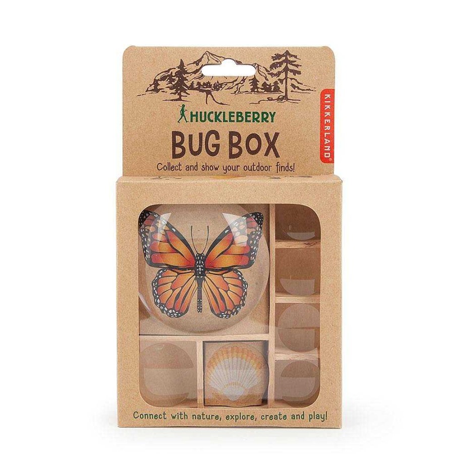 Juguetes Kikkerland Naturaleza Y Exploraci N | Caja Con Lupas Para Observaci N De Insectos