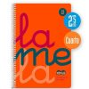 Papeler A Lamela Cuadernos Lamela | Bloc Cuadrov A Lamela 2,5Mm. 80 Hojas Fl Or Naranja