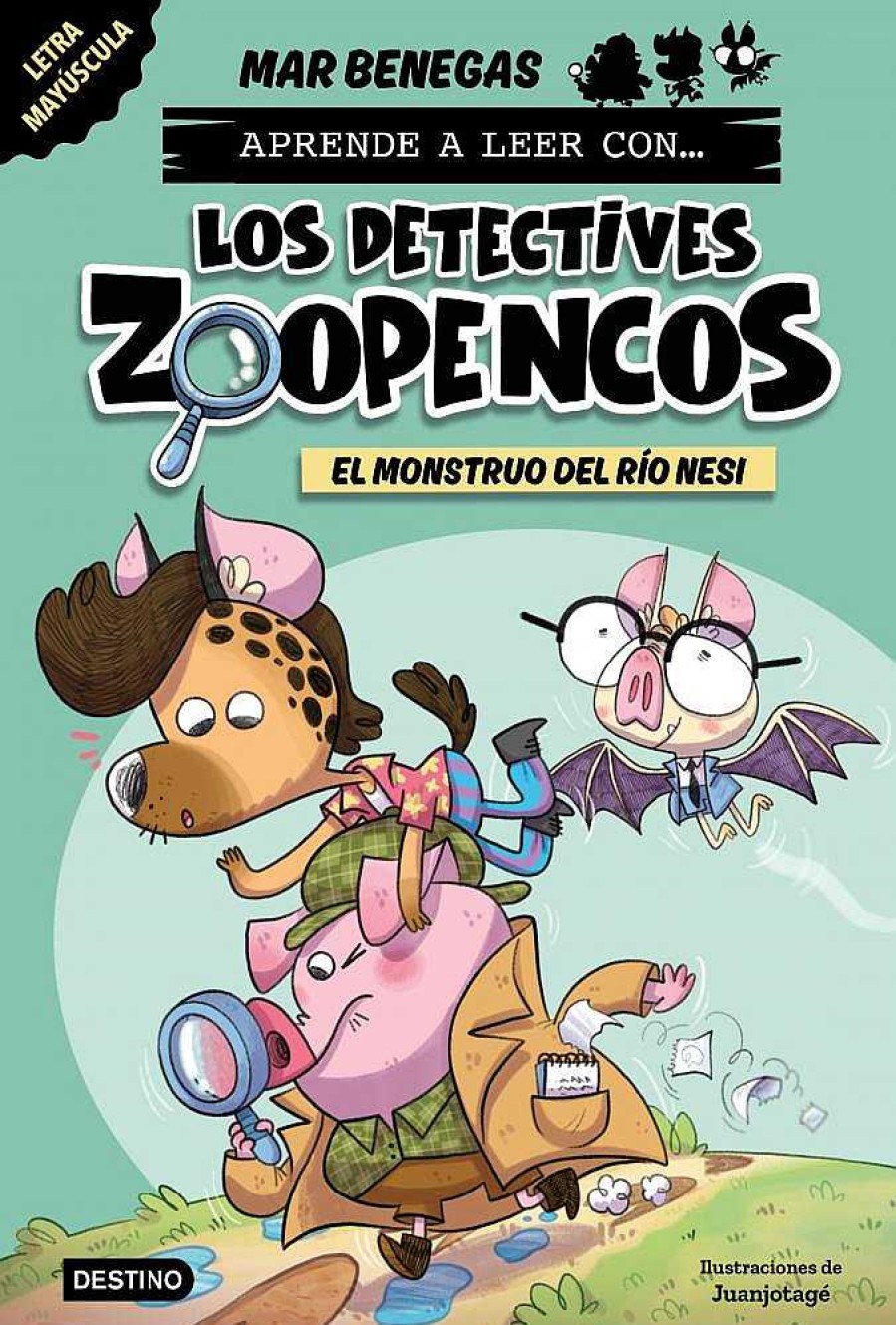 Libros Dideco Letra May Scula | Aprende A Leer Con... Los Detectives Zoopencos 1. El Monstruo Del R O Nesi