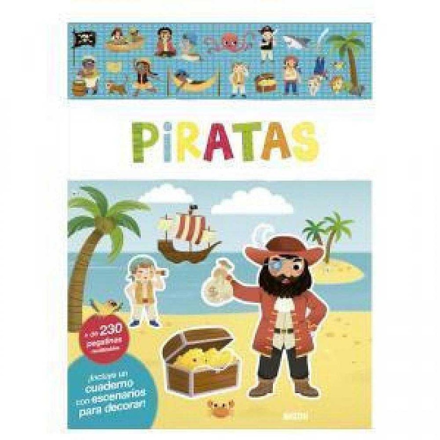 Libros Dideco Pegatinas | Mi Primer Libro De Pegatinas, Piratas