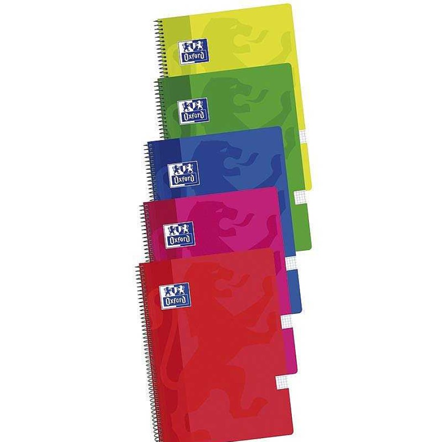 Papeler A Oxford Cuadernos Escolares | Cuaderno A4 Cuadro 4Mm. 80 Hojas Oxford