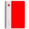 Papeler A Escolofi Cuadernos Escolares | Bloc Cuarto Color Rojo Pauta 3Mm. 80 Hojas Serie Plus