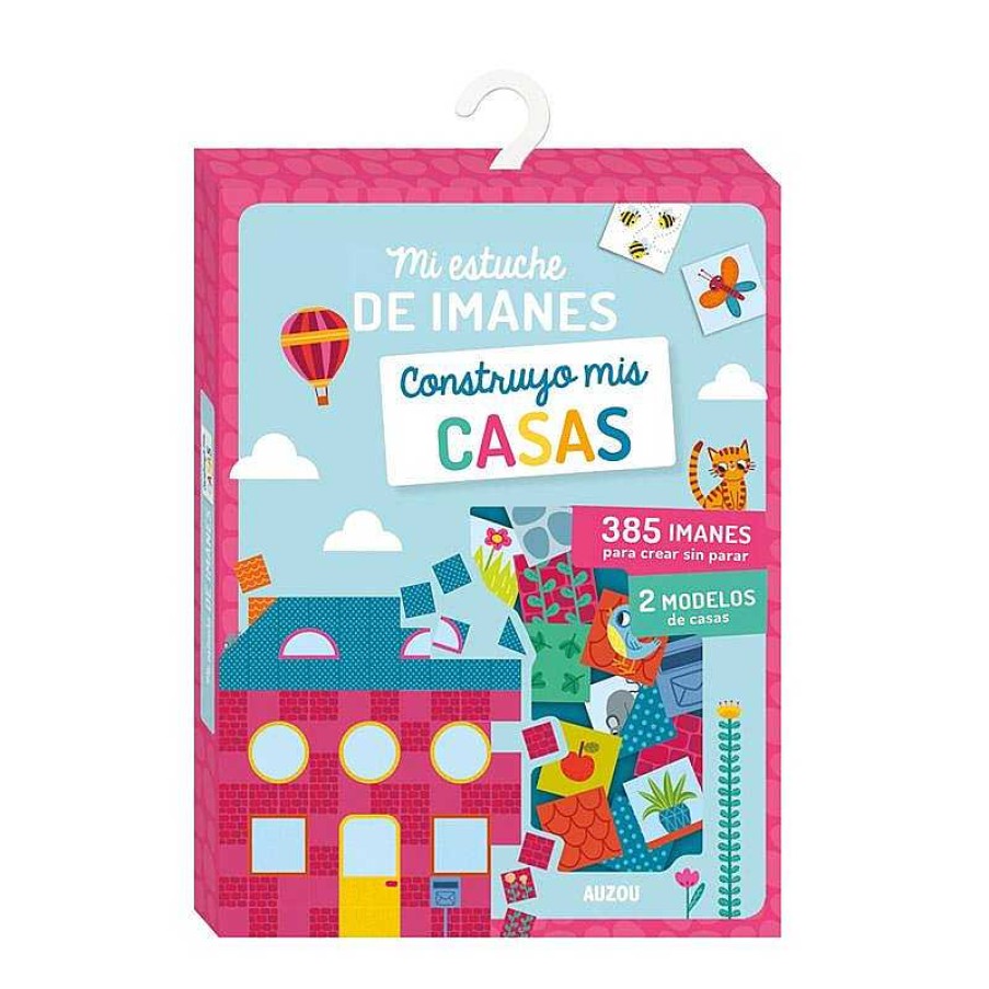 Juguetes Auzou Creatif | Mi Estuche De Imanes: Construyo Mis Casas