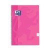 Papeler A Oxford Cuadernos Escolares | Bloc Folio Fucsia Pastel Cuadro 4Mm. 80 Hojas Oxford