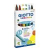 Papeler A Fila | Rotulador 6 Colores Turbo Maxi Giotto