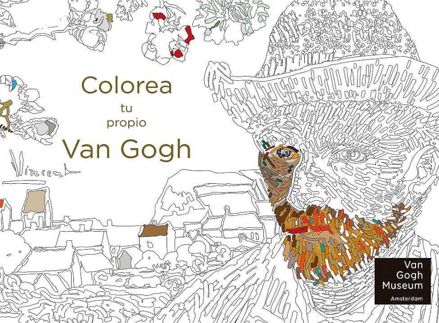 Libros Dideco Dibuja Y Colorea | Colorea Tu Propio Van Gogh