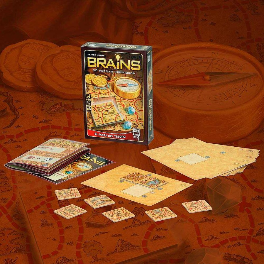 Juguetes SD Games | Juego De L Gica Brains: El Mapa Del Tesoro