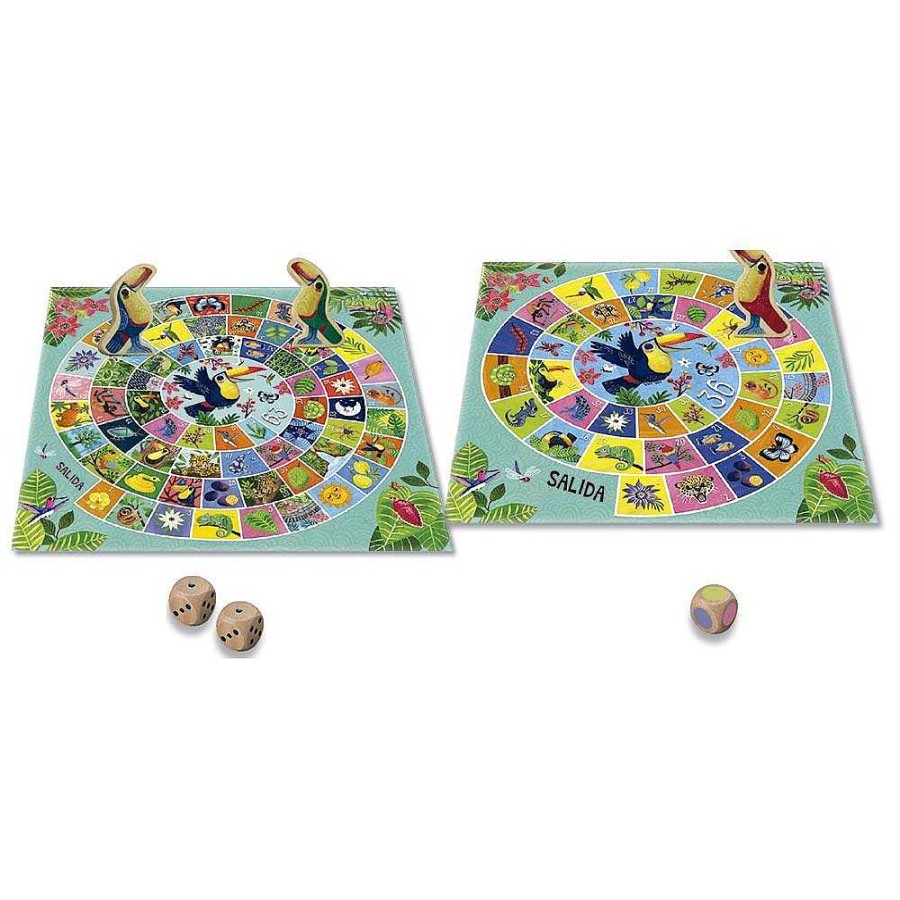 Juguetes Auzou Juegos De Tablero | Juego De La Oca: En La Selva