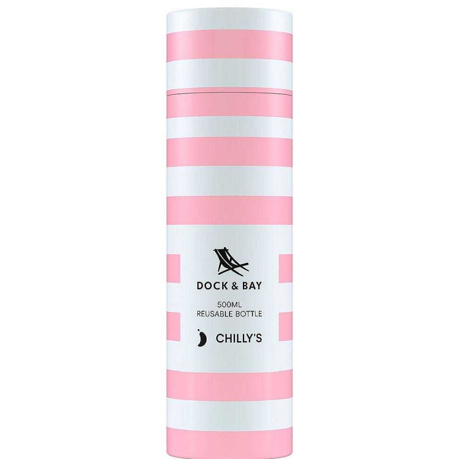 Juguetes Chilly | Botella Chilly Inox Dock And Bay Rosa Pastel 500Ml