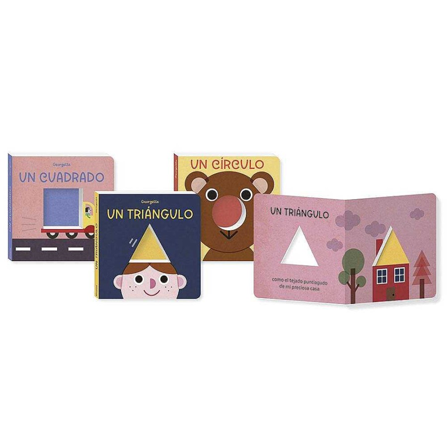 Libros Dideco Cart N | Mis Primeras Formas. Cofre Con Tres Libros Para Beb S