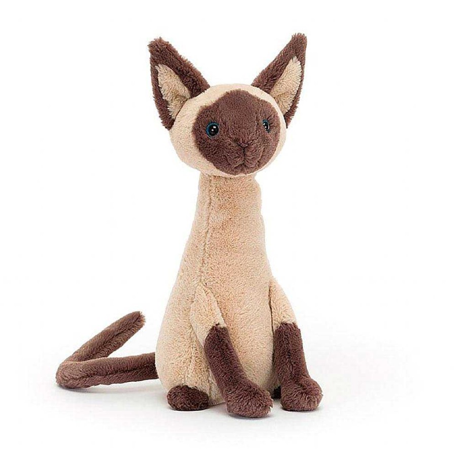 Juguetes Jellycat Mu Ecos Y Peluches | Peluche Gato Siam S 27Cm