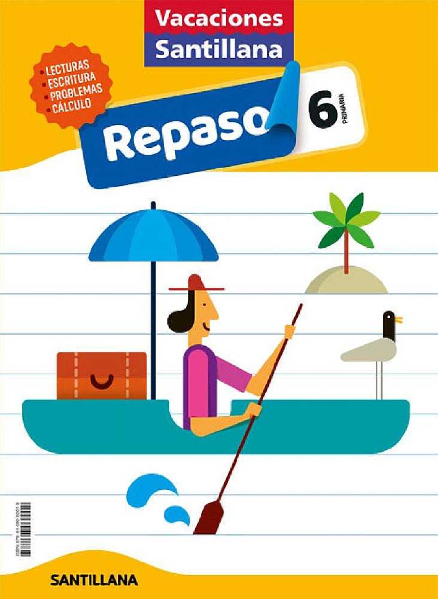 Libros Dideco Cuadernos Vacaciones | Vacaciones Santillana 6 Primaria Repaso