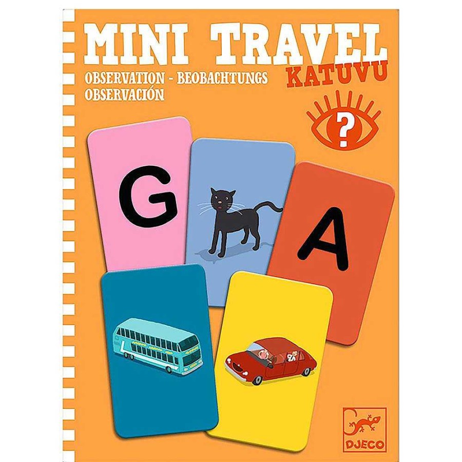 Juguetes Djeco Juegos De Cartas | Juego De Observaci N Katuvu Mini Travel