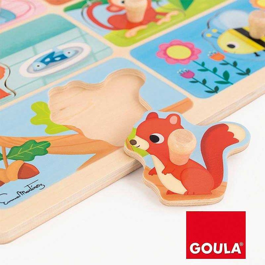 Juguetes Goula | Puzzle Encaje Mi Comida Favorita