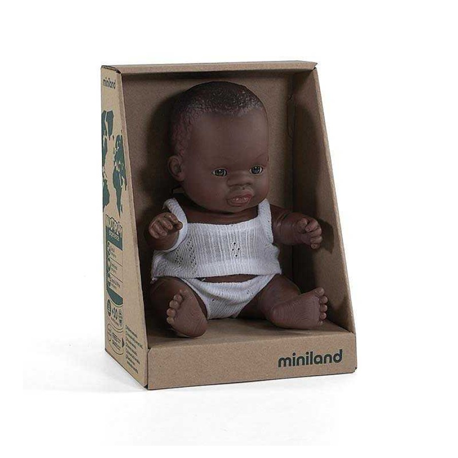 Juguetes Miniland Mu Ecos Y Peluches | Beb Ni A Africana