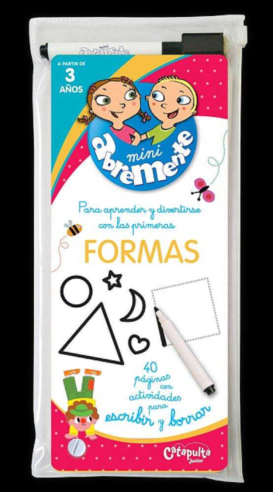 Libros Dideco Preguntas Y Pasatiempos | Abremente Para Escribir Y Borrar - Formas